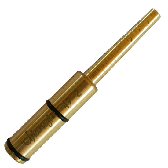 Chiarugi Metal 'S' Oboe Staple (Brass, 2 Rings, 47mm, num.2) - Crook and Staple