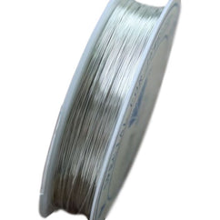 Brass Oboe Reed Wire (Silver, 0.3mm thick, 28m long) - Crook and Staple